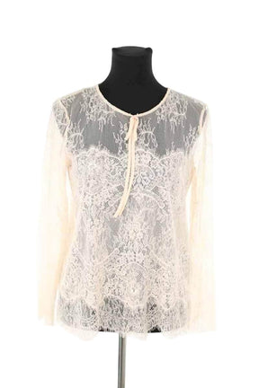 Top The Kooples Rose en Synthétique, taille S - Seconde Main