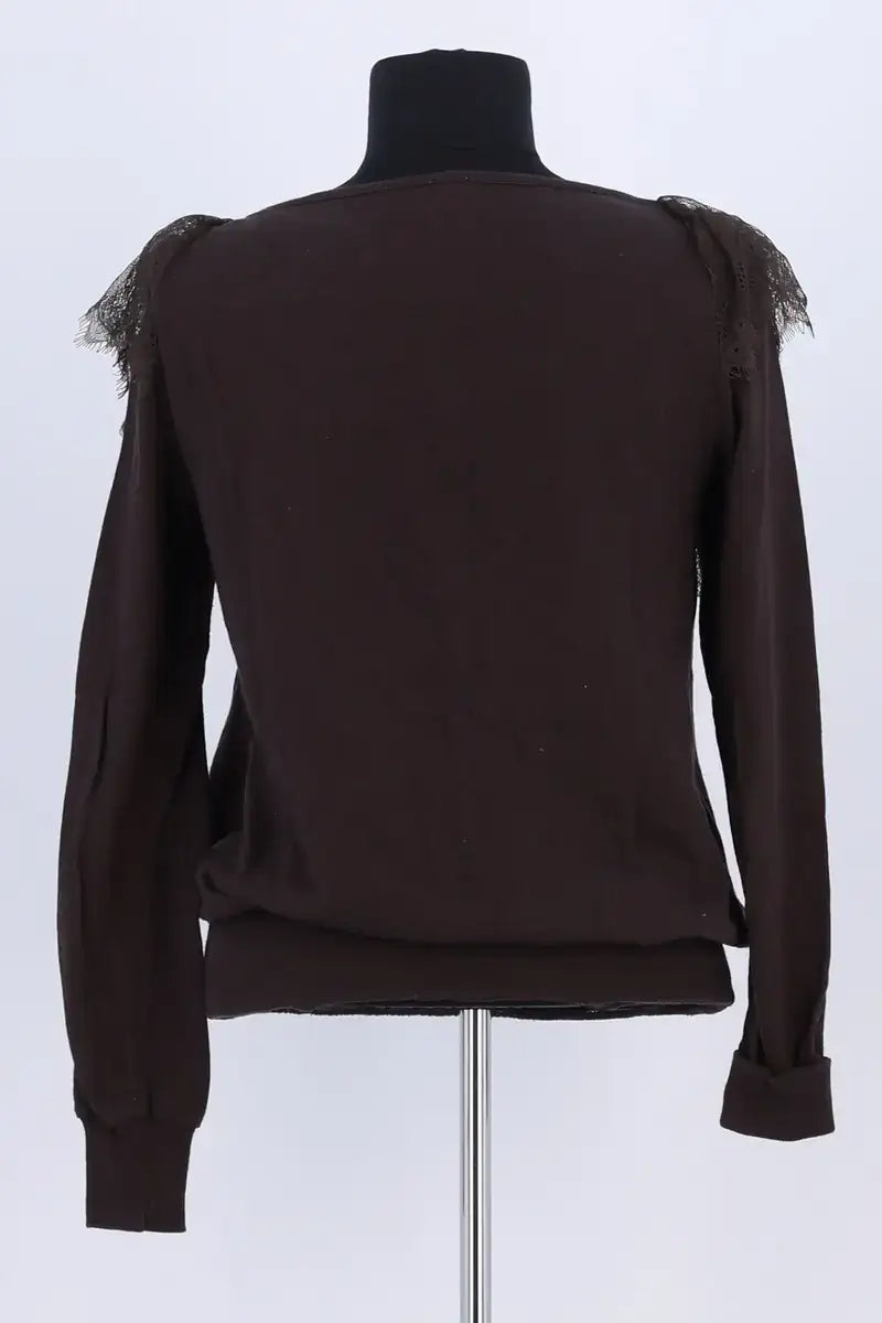 Top Vanessa Bruno Marron en Coton