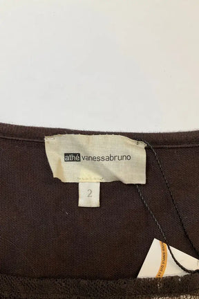 Top Vanessa Bruno Marron en Coton