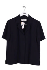 Top Yves Saint Laurent Bleu en Synthétique, taille S - Seconde Main
