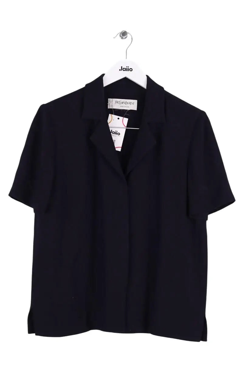 Top Yves Saint Laurent Bleu en Synthétique, taille S - Seconde Main