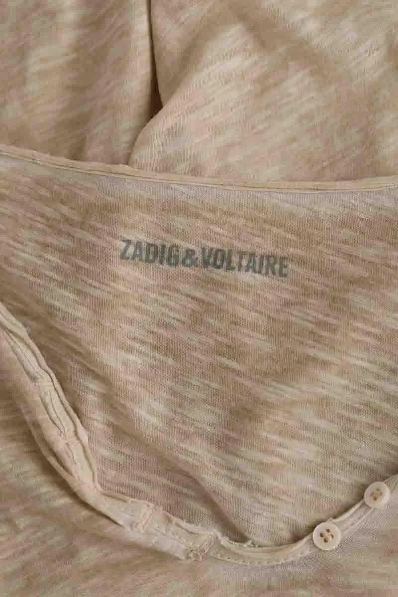 Top Zadig & Voltaire Beige en Coton