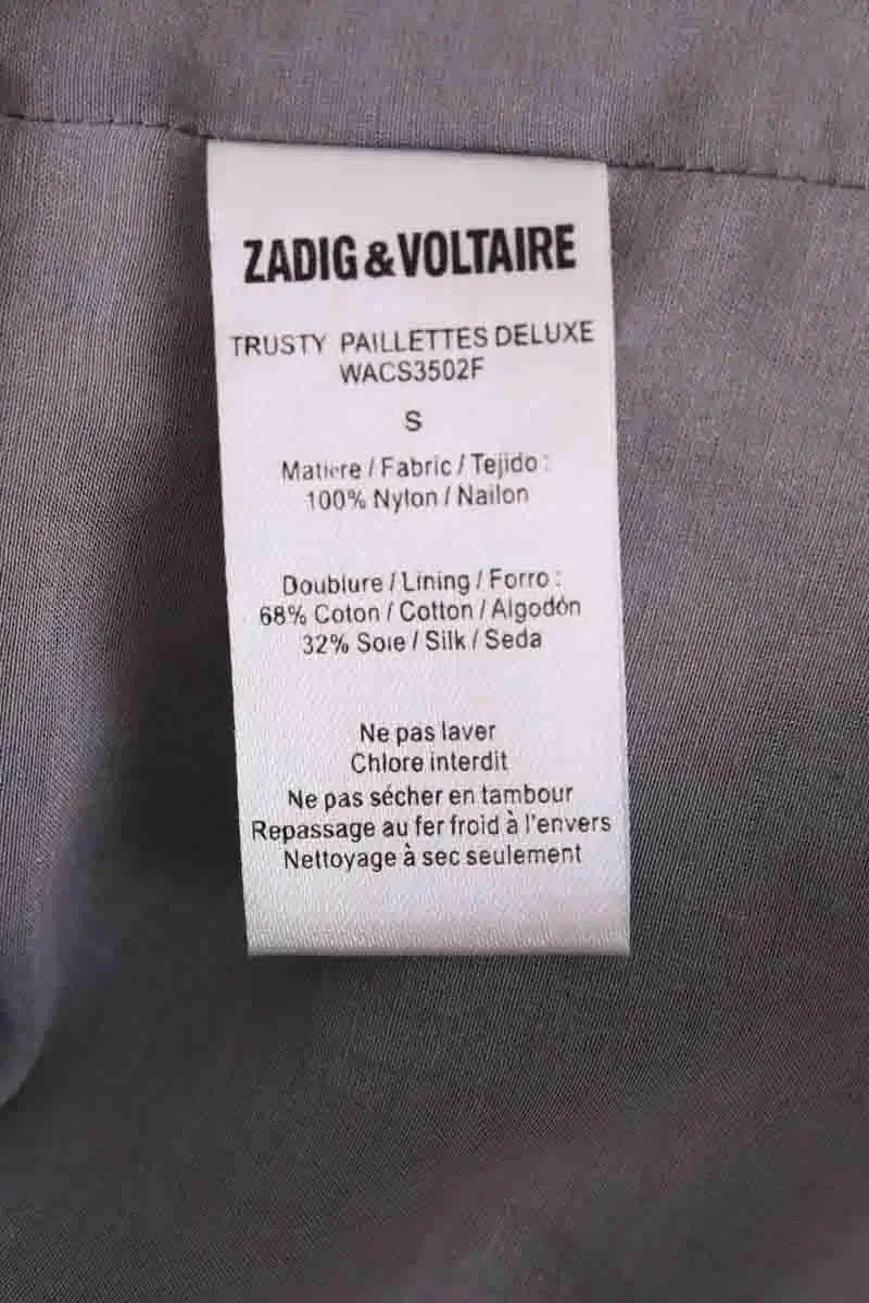 Top Zadig & Voltaire Gris en Synthétique