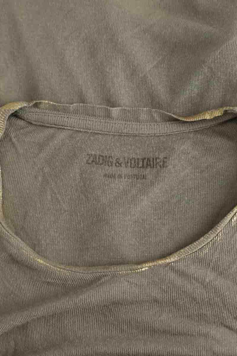 Top Zadig & Voltaire Kaki en Synthétique