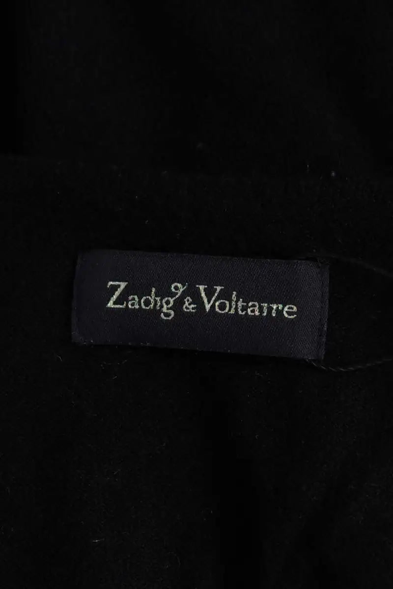 Top Zadig & Voltaire Noir en Laine