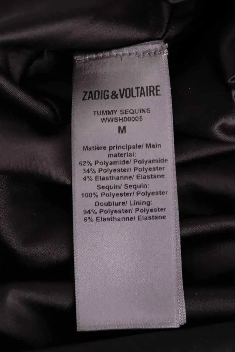 Top Zadig & Voltaire Noir en Synthétique