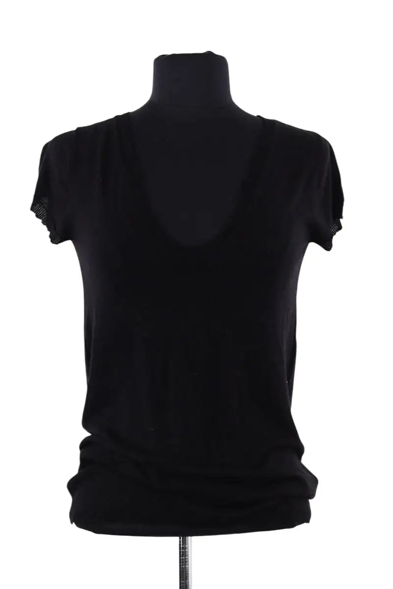 Top Zadig & Voltaire Noir en Viscose, taille S - Seconde Main