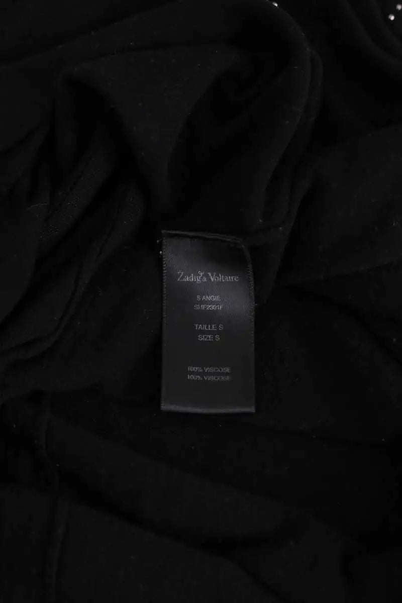 Top Zadig & Voltaire Noir en Viscose