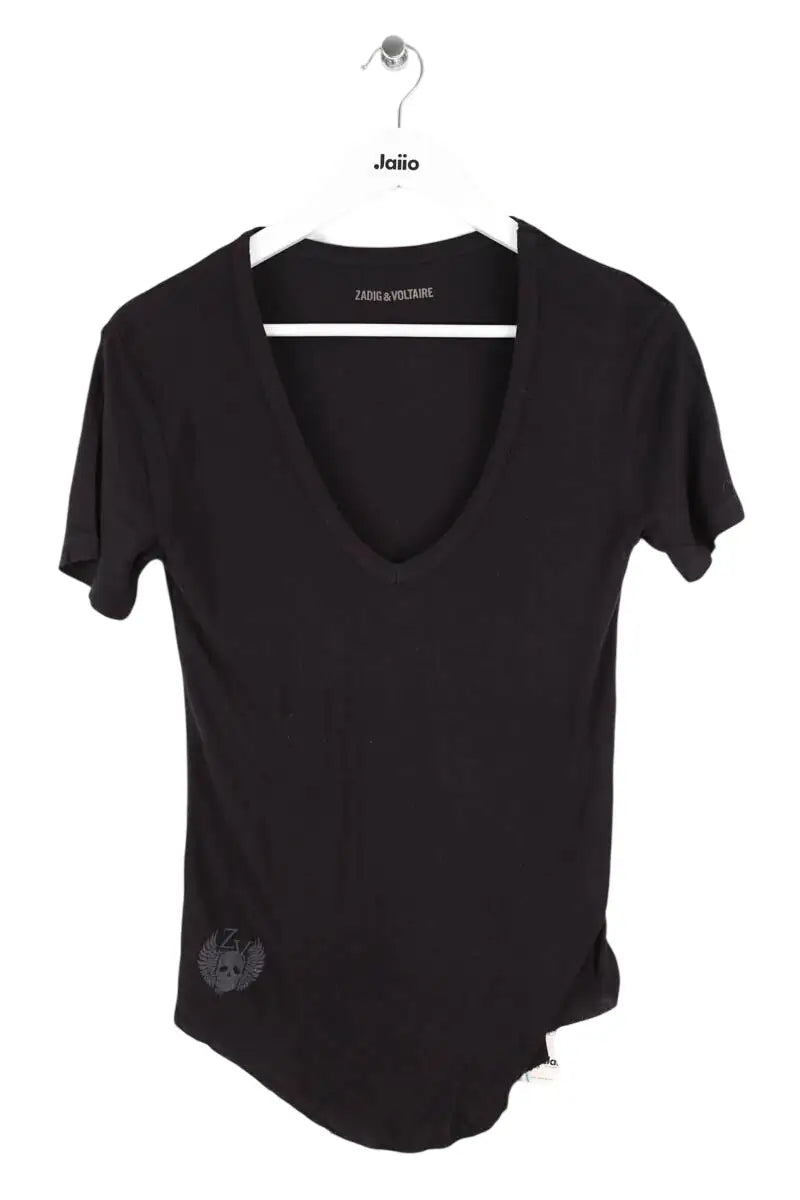 Top Zadig & Voltaire Noir en Viscose, taille XS - Seconde Main