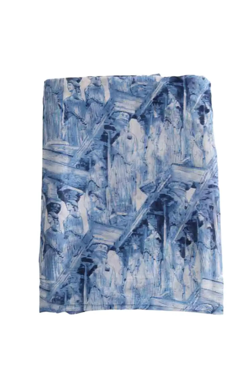 Carré Dior Bleu en Coton - Seconde Main