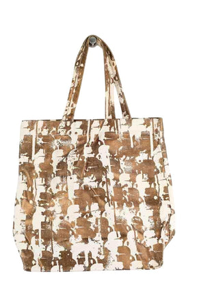 Totebag Karl Lagerfeld Doré en Coton - Seconde Main