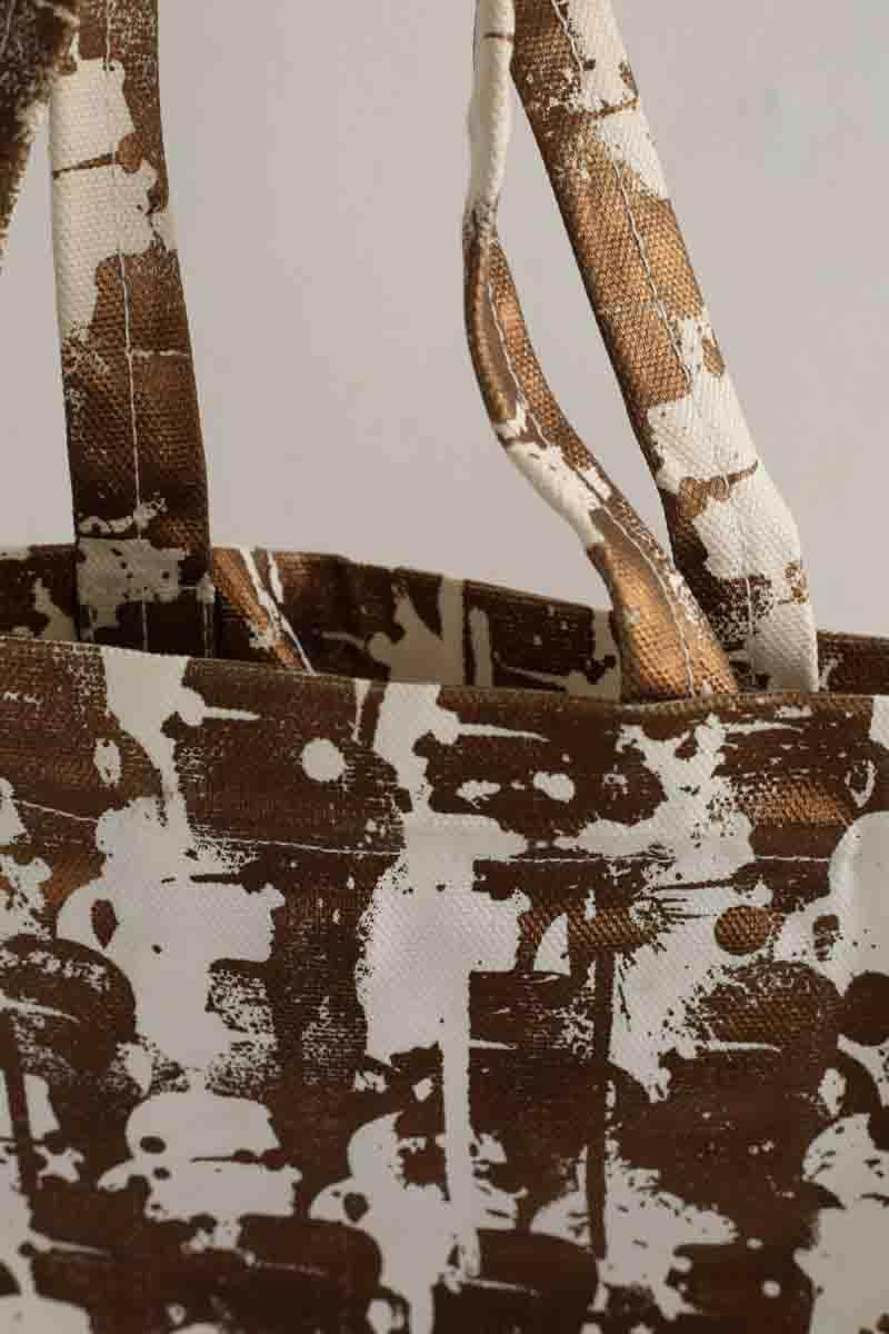 Totebag Karl Lagerfeld Doré en Coton