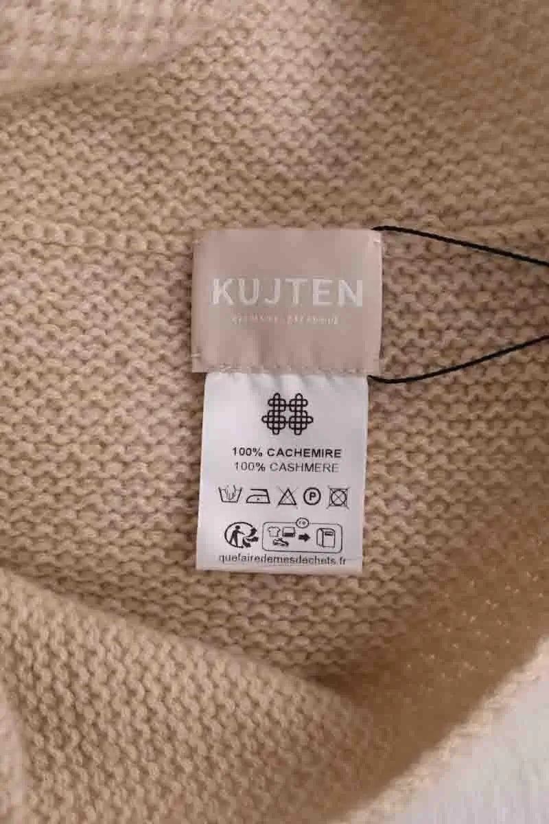 Tour de Cou Kujten Beige en Cachemire