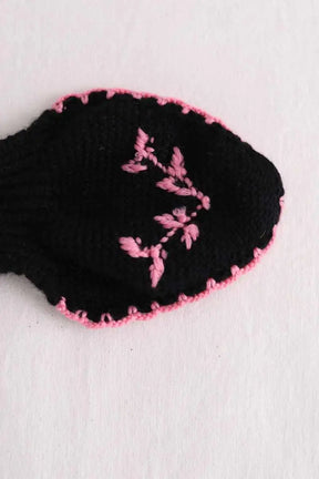 Tour de cou Molli Noir en Laine