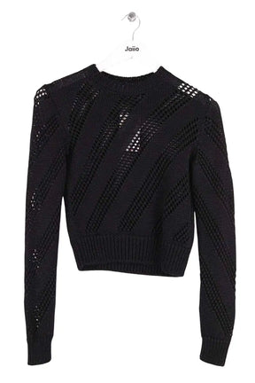 Pull Saint Laurent Noir en Viscose, taille S - Seconde Main