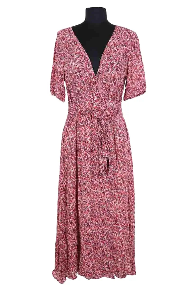 Robe Ba&Sh Rose en Synthétique, taille L - Seconde Main
