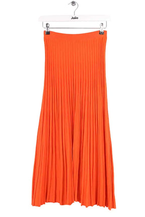 Jupe Eric Bompard Orange en Coton, taille S - Seconde Main