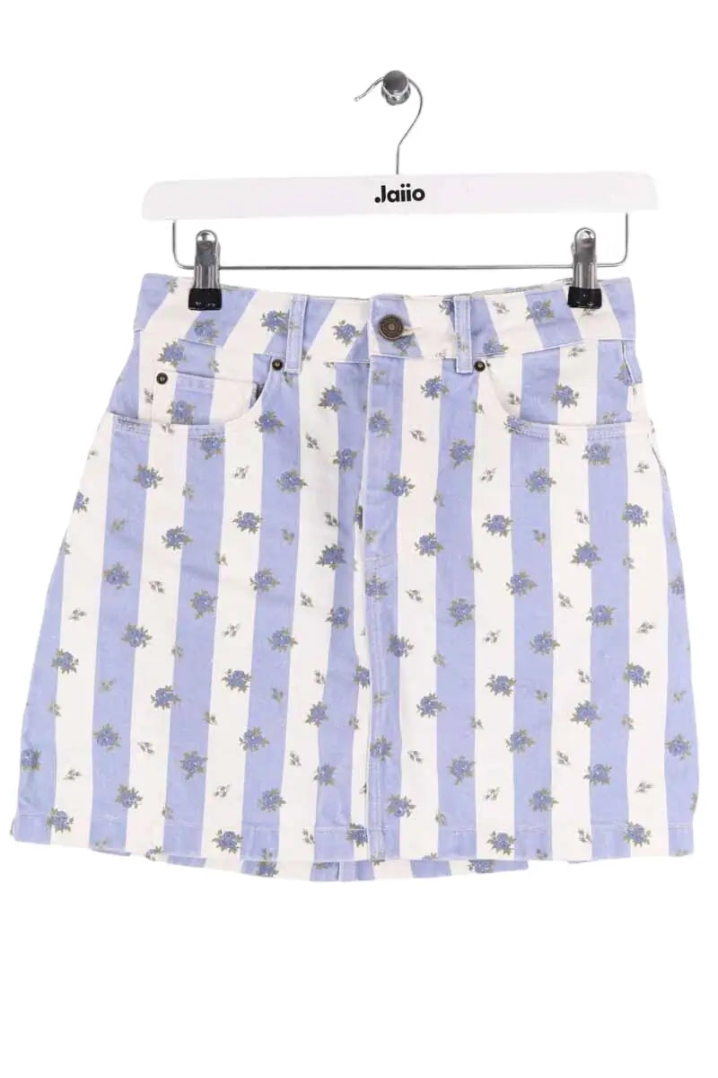 Jupe Sézane Bleu en Coton, taille XS - Seconde Main