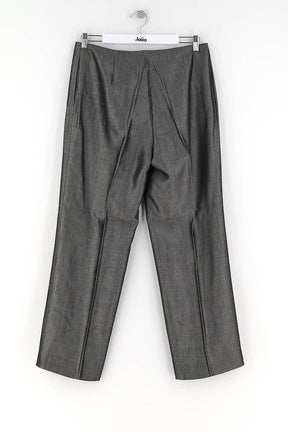 Pantalon droit Elie Tahari  Gris