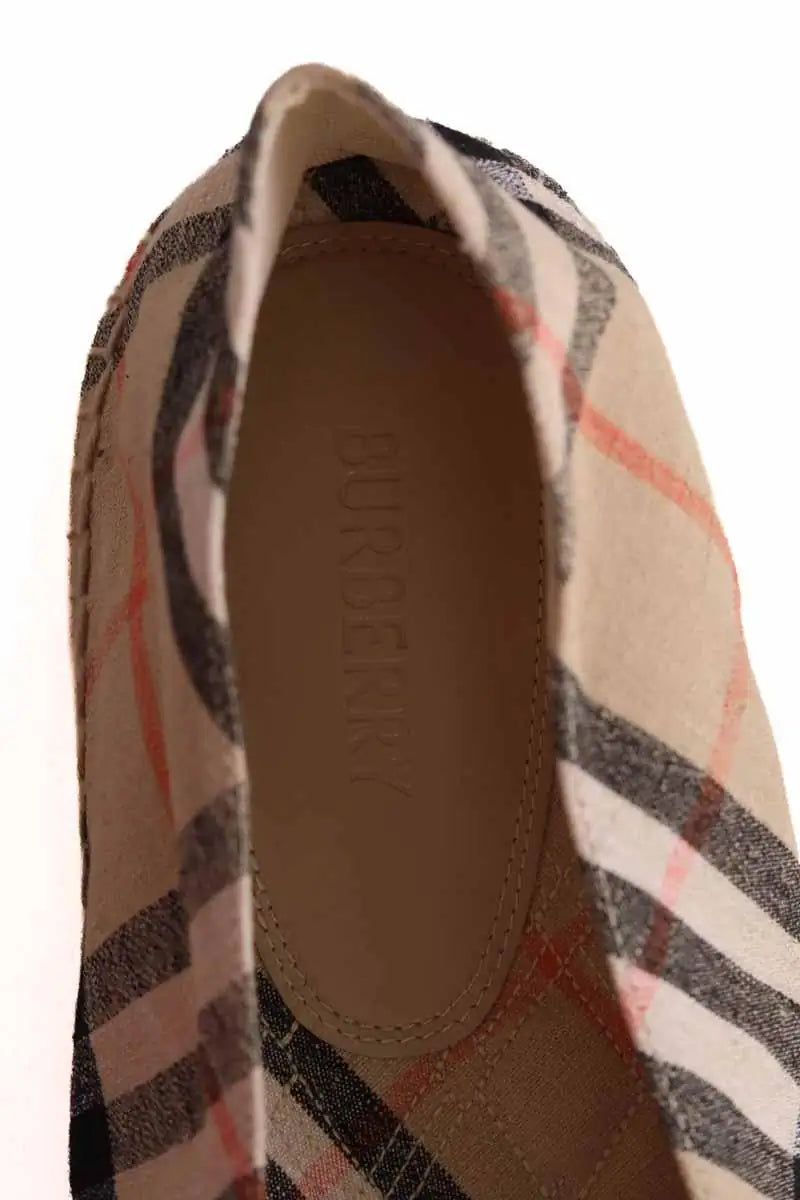 Espadrilles Burberry Beige en Tissu