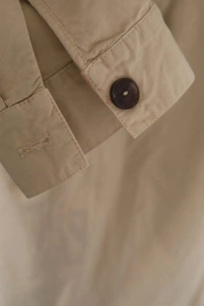 Trench-coat American Vintage Beige en Coton