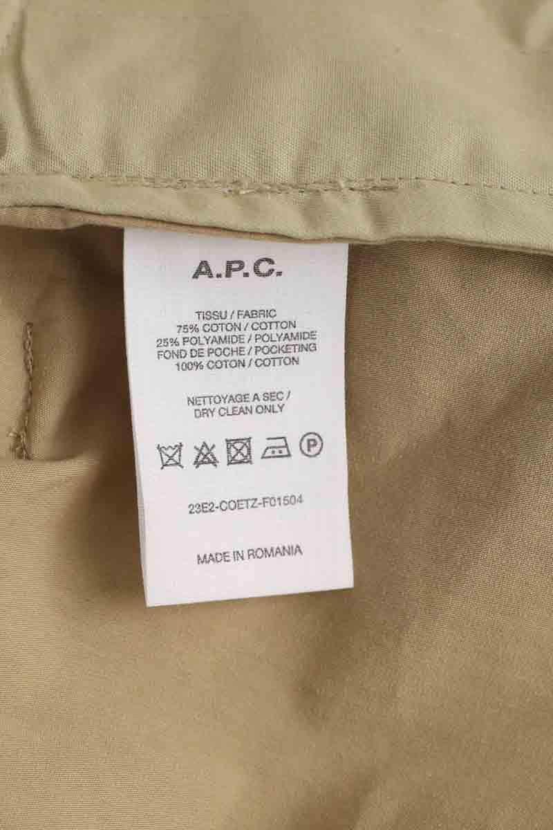 Trench-coat APC Beige en Coton