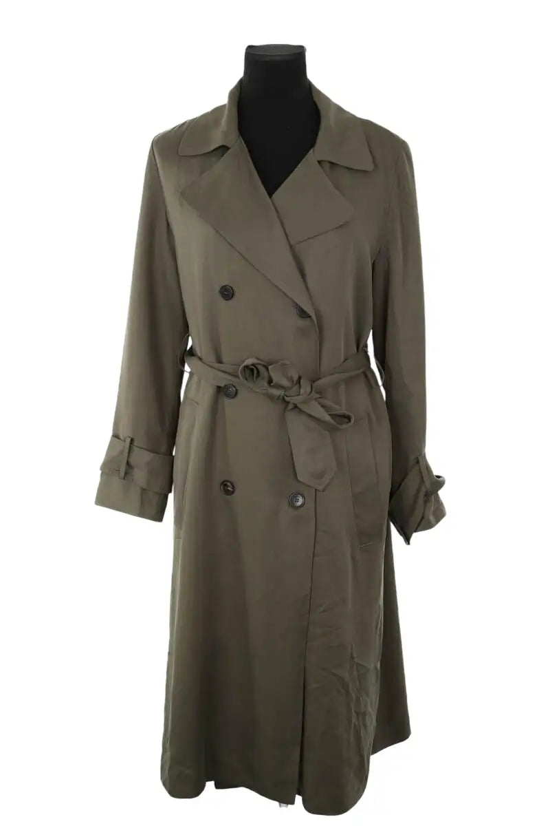 Trench-coat Bash Kaki en Synthétique, taille XS - Seconde Main