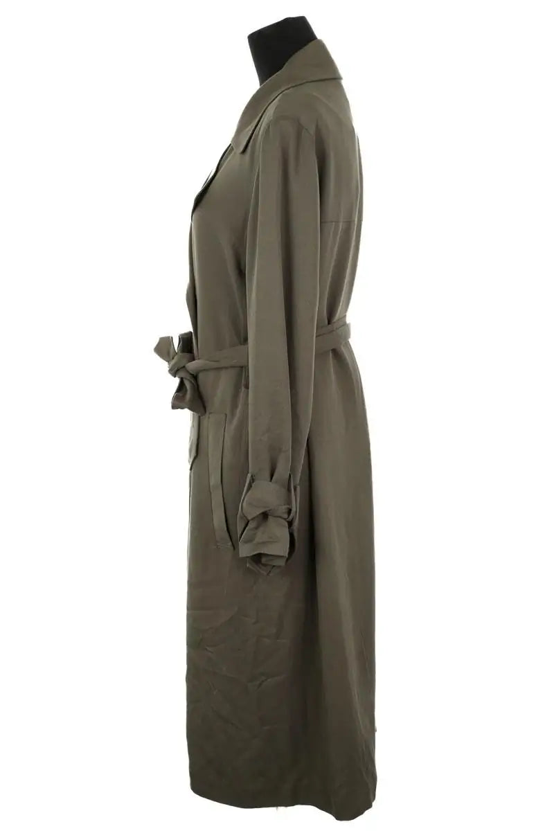 Trench-coat Bash Kaki en Synthétique