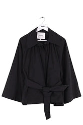 Trench-coat Ba&Sh Noir en Coton, taille M - Seconde Main