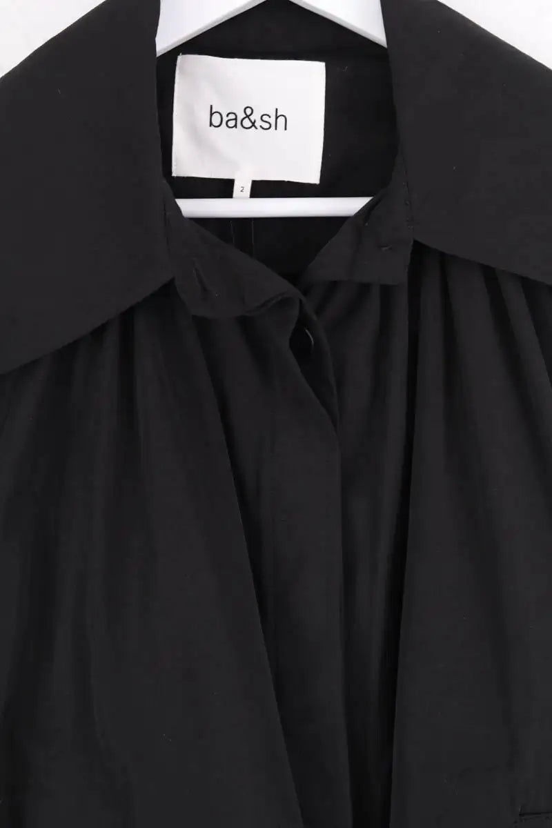 Trench-coat Ba&Sh Noir en Coton