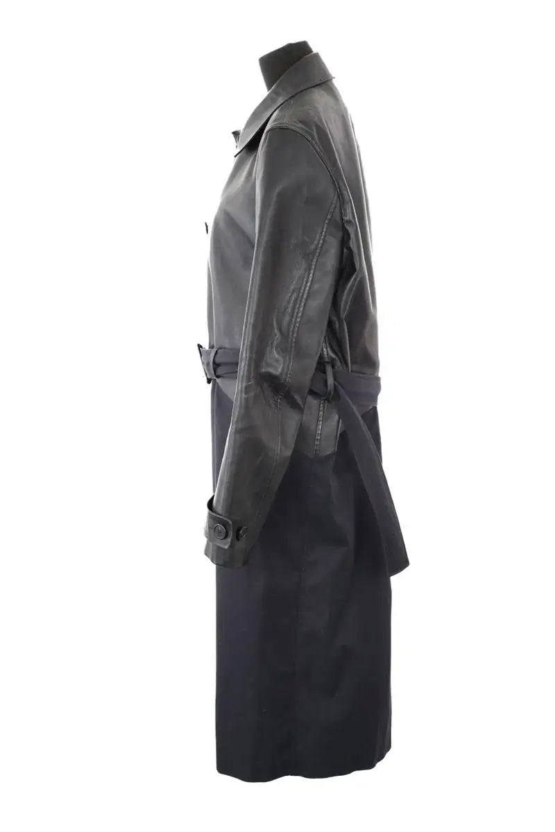 Trench-coat Bottega Veneta Noir en Cuir