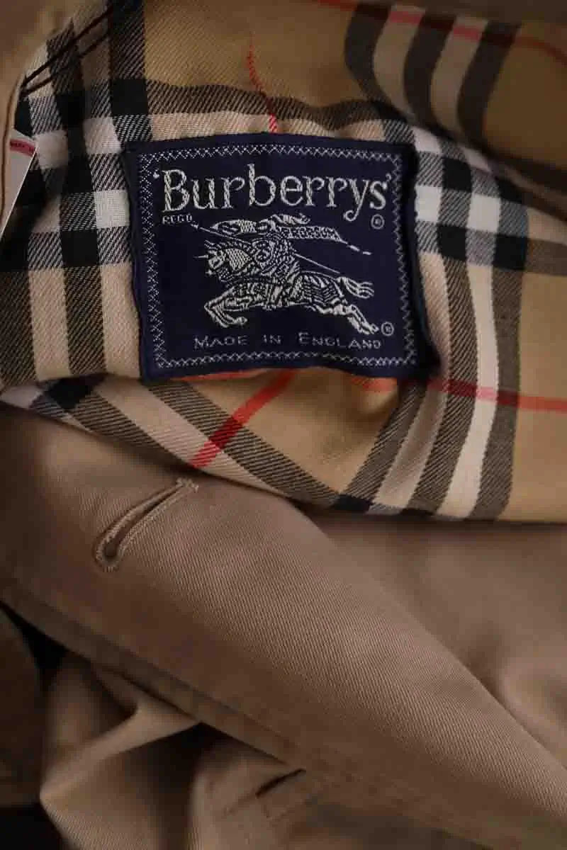 Trench-coat Burberry Beige en Coton