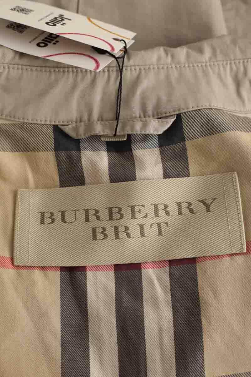 Trench-coat Burberry Beige en Coton