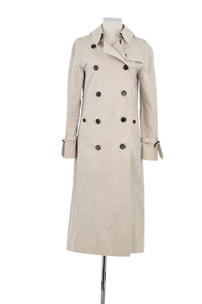 Trench-coat Burberry Beige en Coton, taille XS - Seconde Main