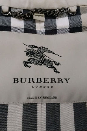 Trench-coat Burberry Beige en Coton