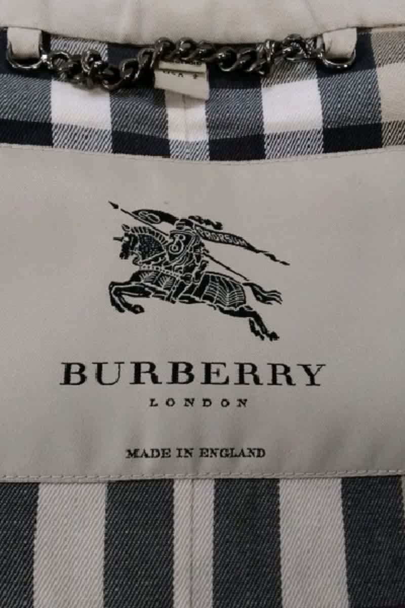 Trench-coat Burberry Beige en Coton