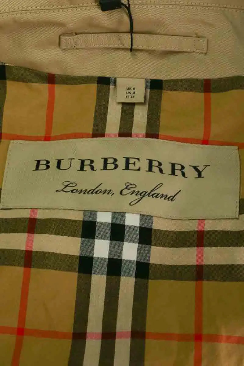 Trench-coat Burberry Camel en Cachemire