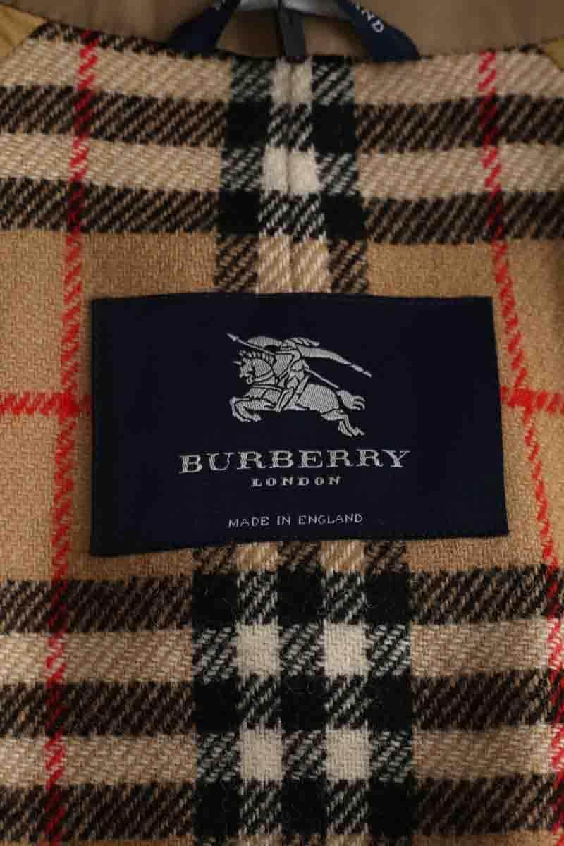 Trench-coat Burberry Camel en Coton