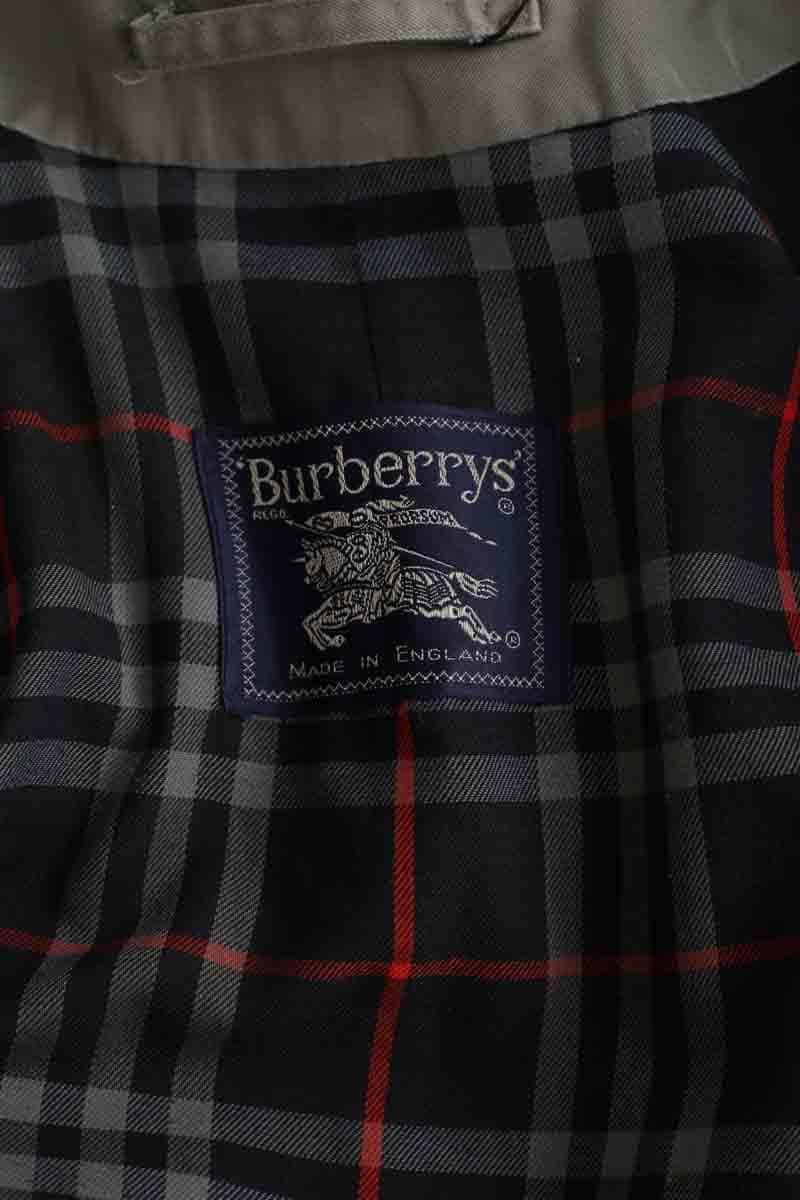 Trench-coat Burberry Gris en Coton