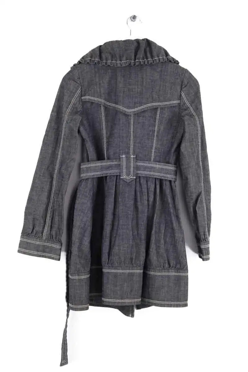 Trench-coat Burberry Gris en Coton