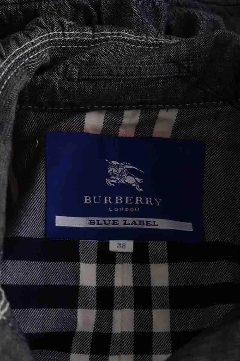 Trench-coat Burberry Gris en Coton