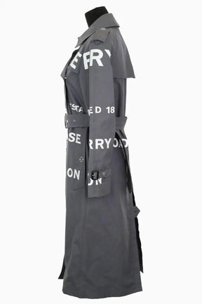 Trench-coat Burberry Gris en Coton