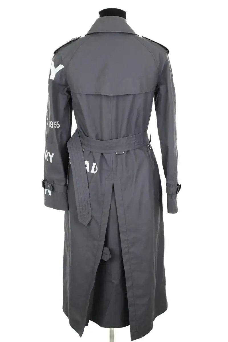 Trench-coat Burberry Gris en Coton