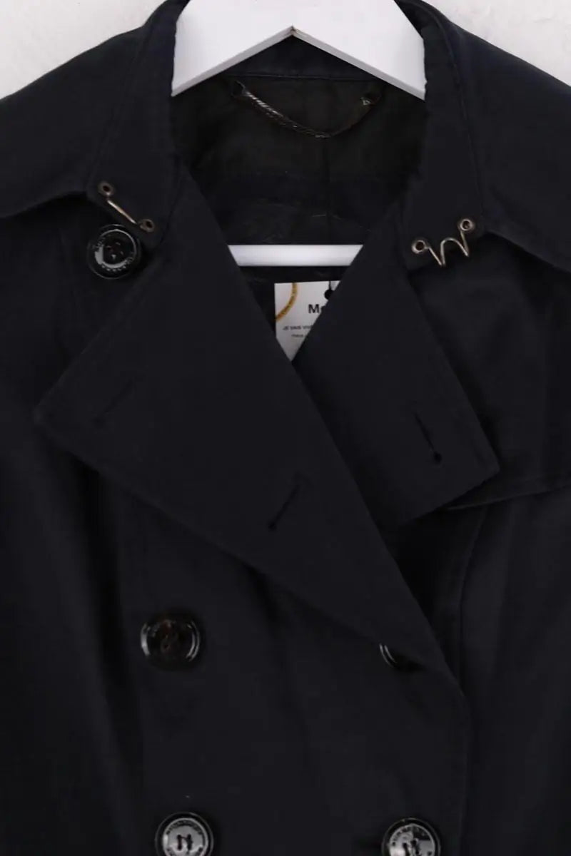 Trench-coat Burberry Marine en Coton