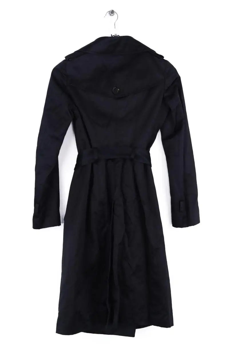 Trench-coat Burberry Marine en Coton