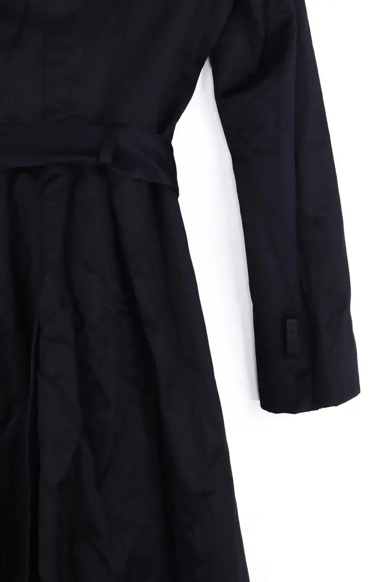 Trench-coat Burberry Marine en Coton