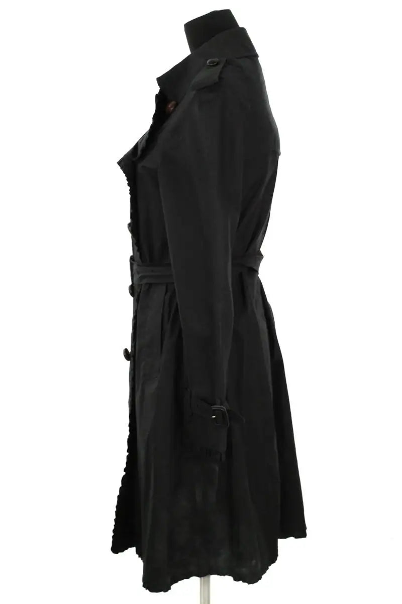 Trench-coat Burberry Noir en Coton