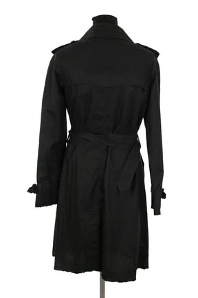 Trench-coat Burberry Noir en Coton