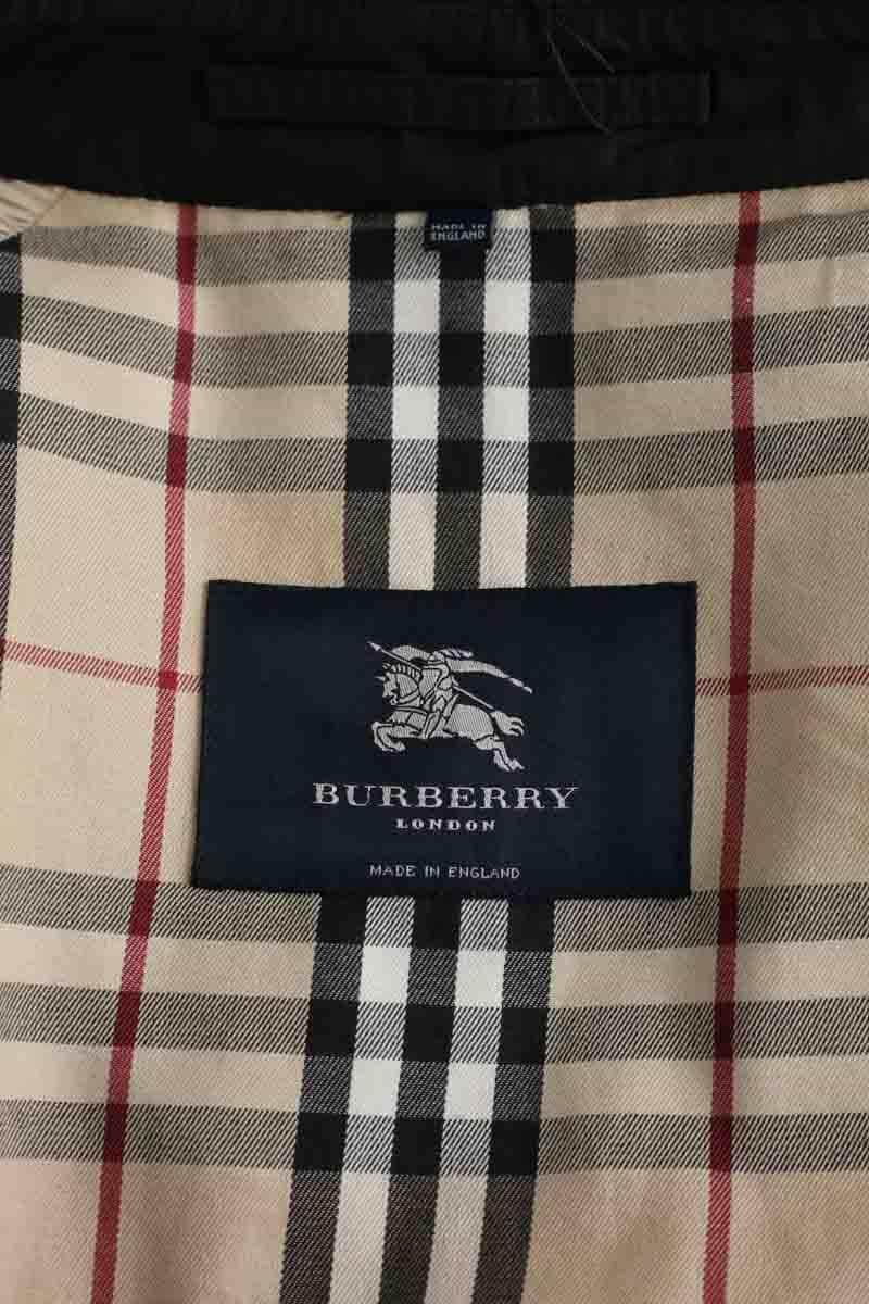 Trench-coat Burberry Noir en Coton