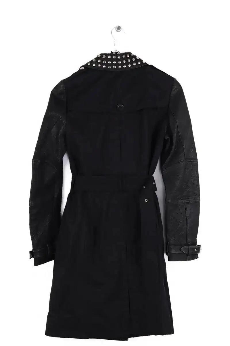 Trench-coat Burberry Noir en Coton